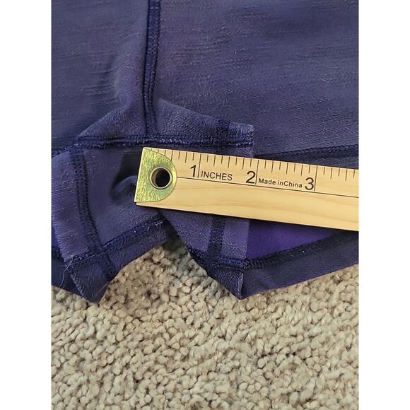 Lululemon Boogie Shorts Navy Blue Size 6 GUC Yoga Athletic Shorts - Picture 7 of 8